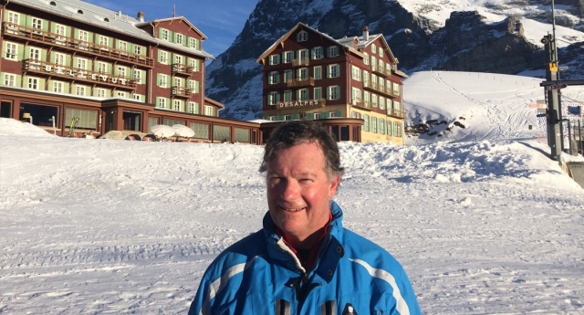 Michael at Kleine Scheidegg