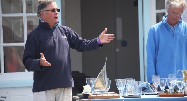 Michael Pettifer presents prizes...