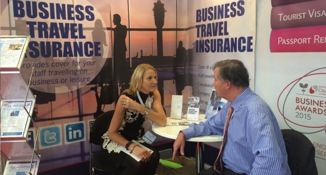 VIP visitor to MPI stand at Business Travel Show