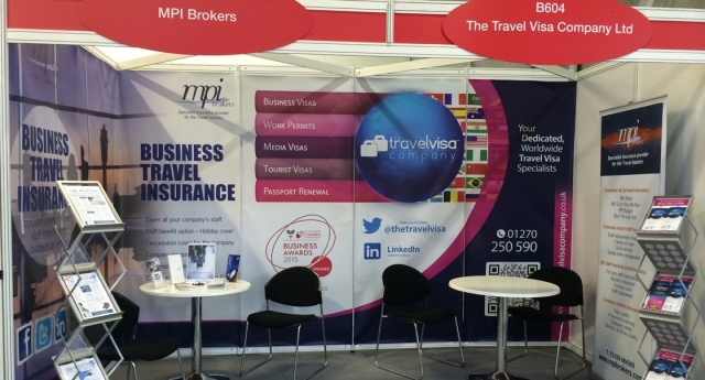 MPI partners Travel Visa Company at Business Travel Show